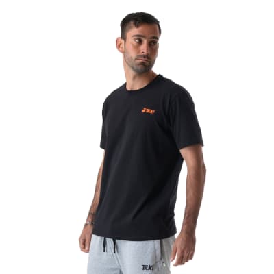 Polera M/C Cotton Tilki  Lehinde Black/Orange M24W