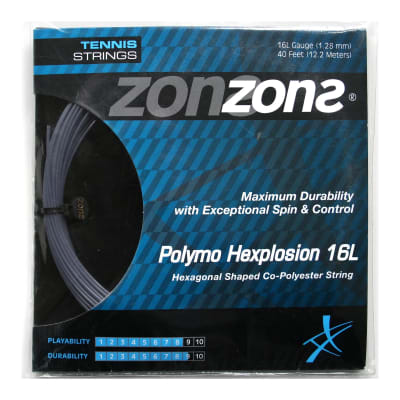 Set Cuerda Polymo Hexplosion 16L Silver (1.28mm)