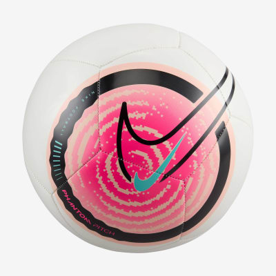 Pelota Fútbol Nike Phantom Pitch Blanco Rosa