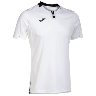 Polera Joma Ranking Blanco Cuello Negro