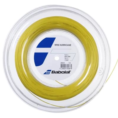 Rollo de Cuerda Babolat RPM Hurricane Yellow (200m) 1.25
