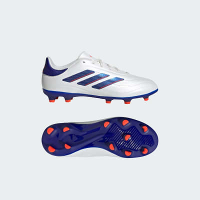 Zapato de Fútbol Adidas Copa Pure 2 League césped natural seco Cloud White / Lucid Blue / Solar Red