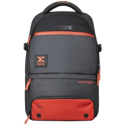 Mochila de Padel Nox Luxury Open Series Negro/Rojo 2025