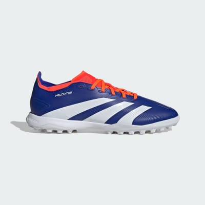 Zapatos de Fútbol Adidas Predator League Pasto Sintético Lucid Blue / Cloud White / Solar Red