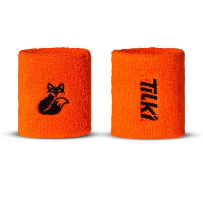 Muñequera Corta Algodón Terry Tilki Lehinde Orange/Black M24W ( Corta )