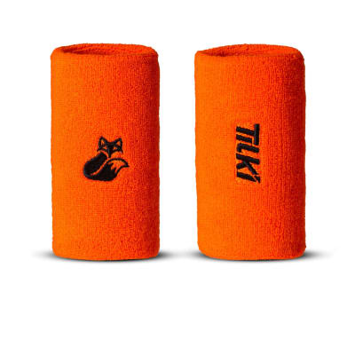 Muñequera Larga Algodón Terry Tilki Lehinde Orange/Black M24W ( Larga )