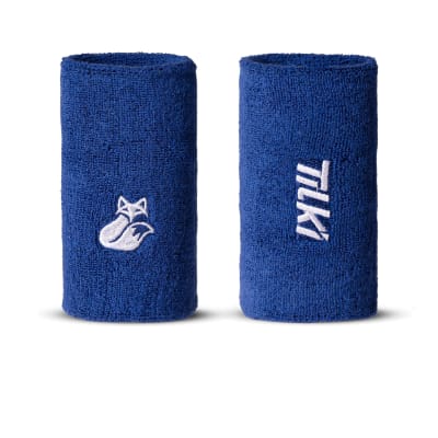 Muñequera Larga Algodón Terry Tilki Lehinde Blue/White M24W ( Larga )