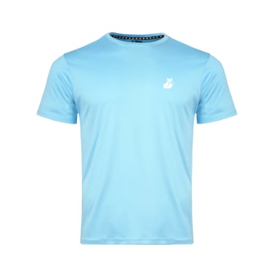 Polera M/C Khombi Polyester Tilki Temel Light Blue M25S