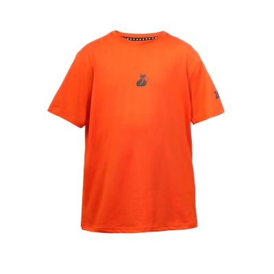 Polera Poly Kids Tilki Temel Orange Black K24W