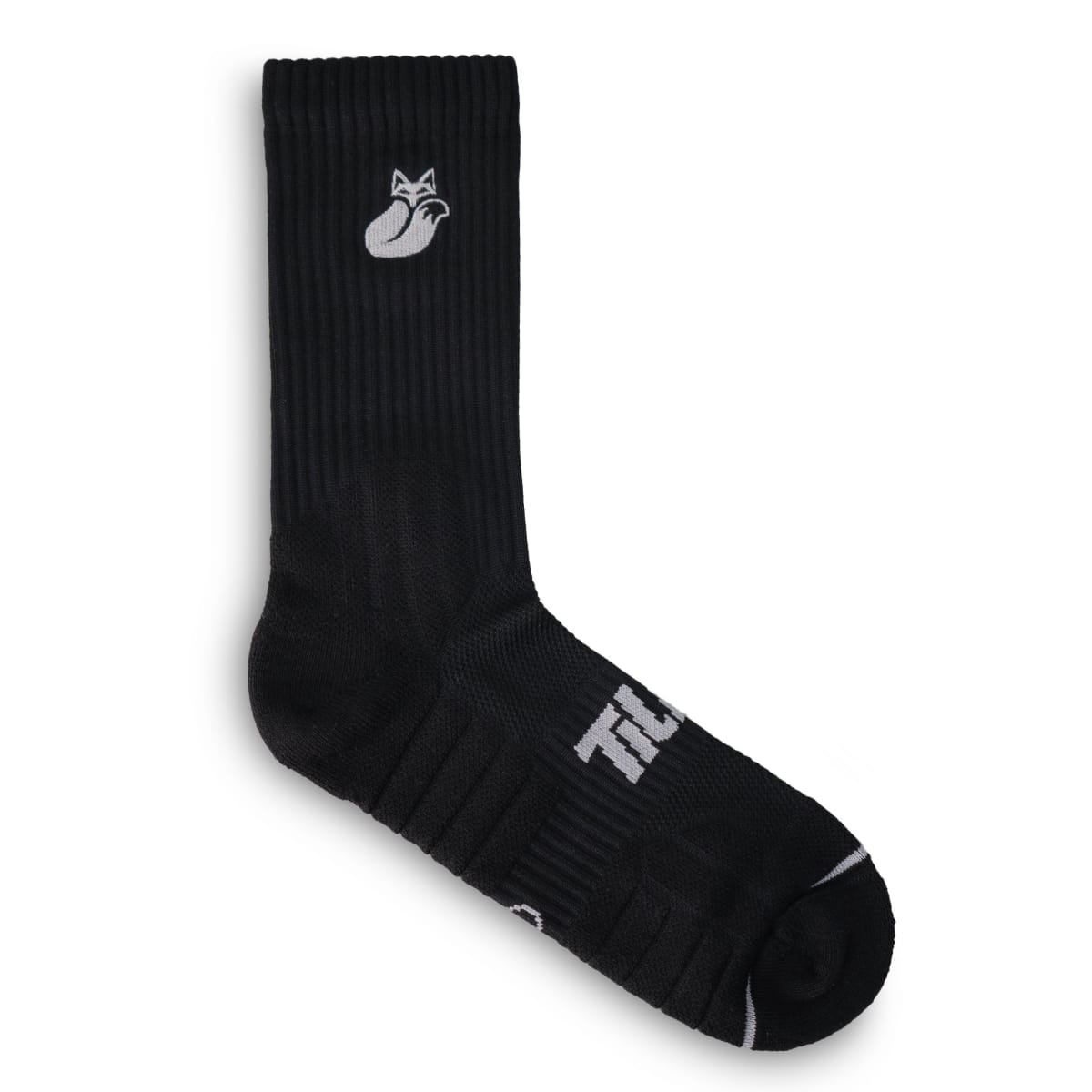 Calcetin Crew Black Grey D3 Tilki Lehinde M24W1