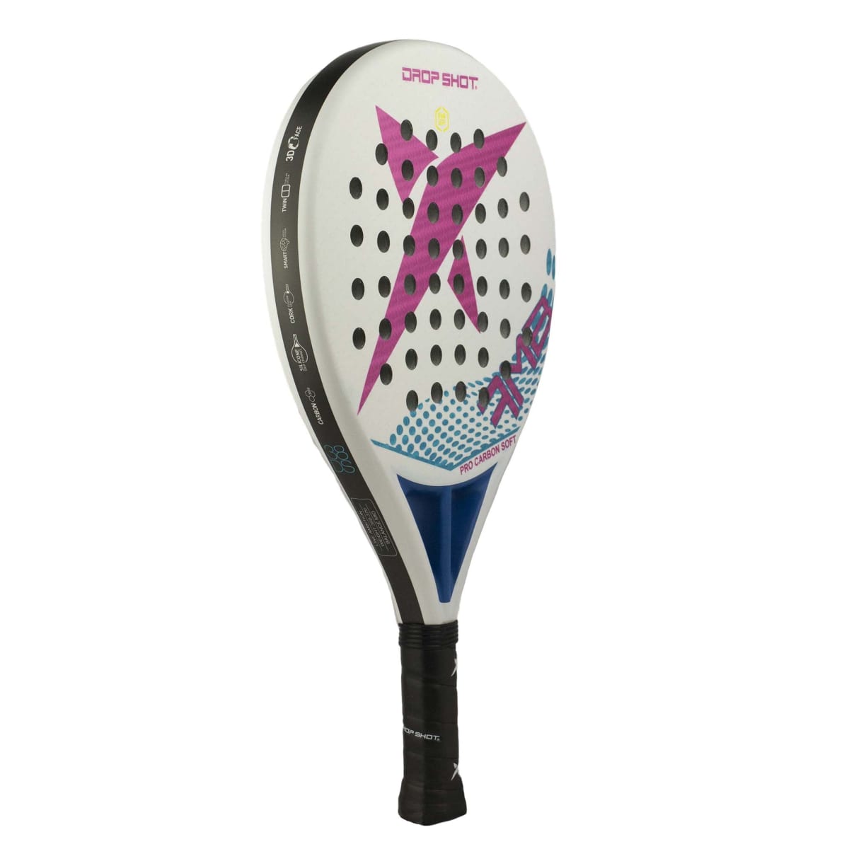 Pala Padel Drop Shot Pro Carbon Soft 20223