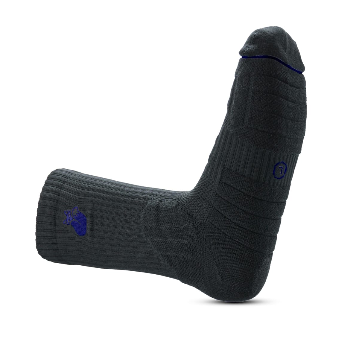 Calcetin Crew Black Blue D3 Tilki Lehinde M24W4