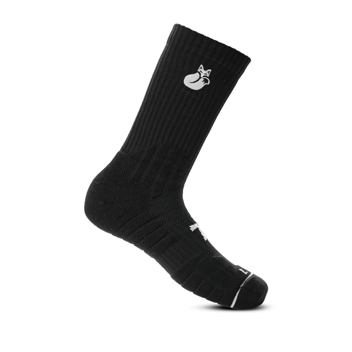 Calcetin Crew Black White D3 Tilki Lehinde M24W2