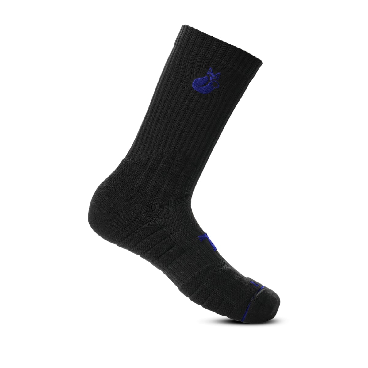 Calcetin Crew Black Blue D3 Tilki Lehinde M24W2