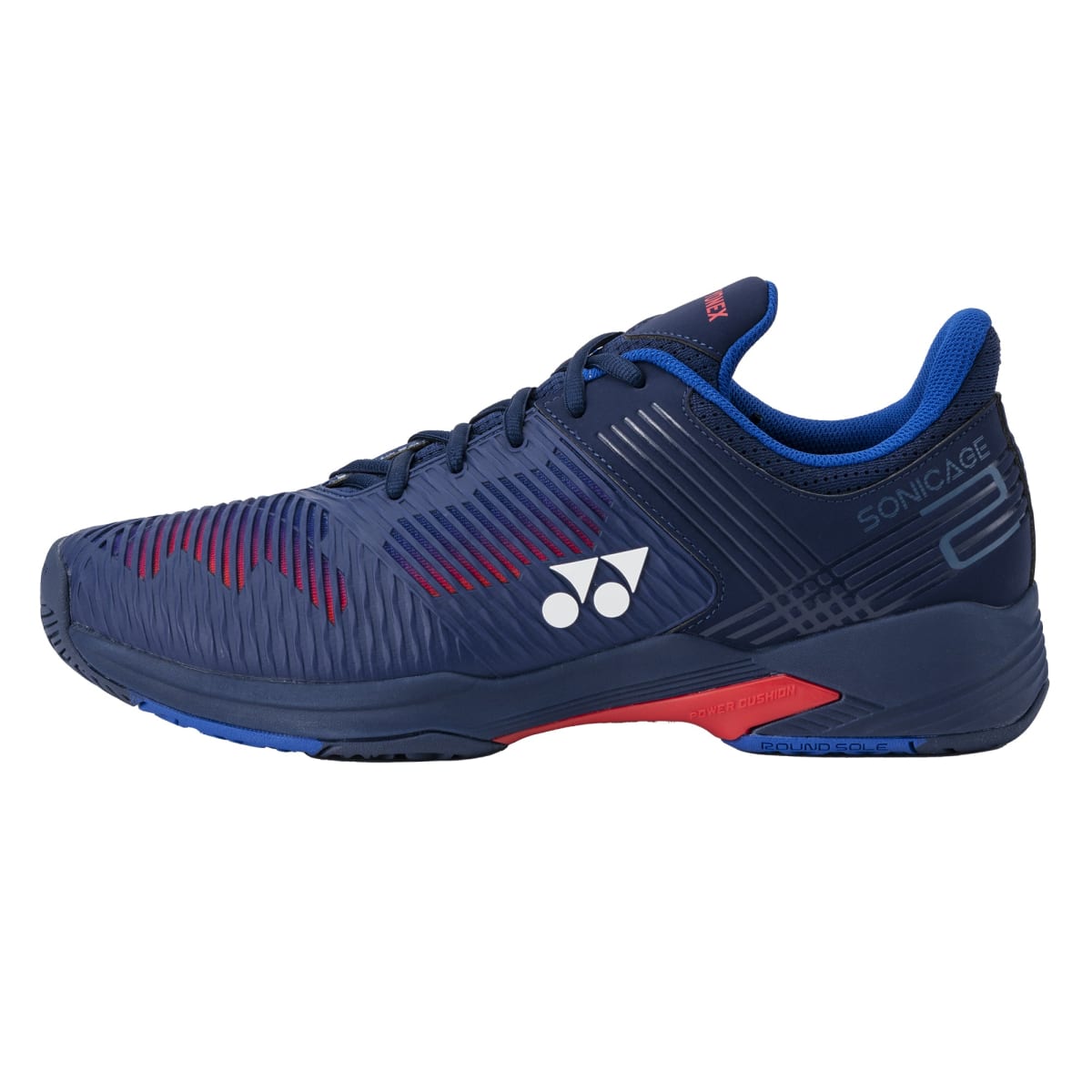 Zapatilla Tenis Hombre SONICAGE 2 ALL COURT Azul/Rojo Wide3
