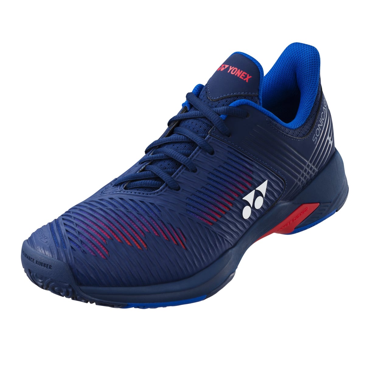 Zapatilla Tenis Hombre SONICAGE 2 ALL COURT Azul/Rojo Wide5