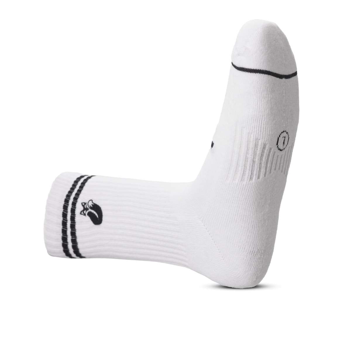 Calcetin Comfort Line Pack X3 Tilki Lehinde White Black  M24W3