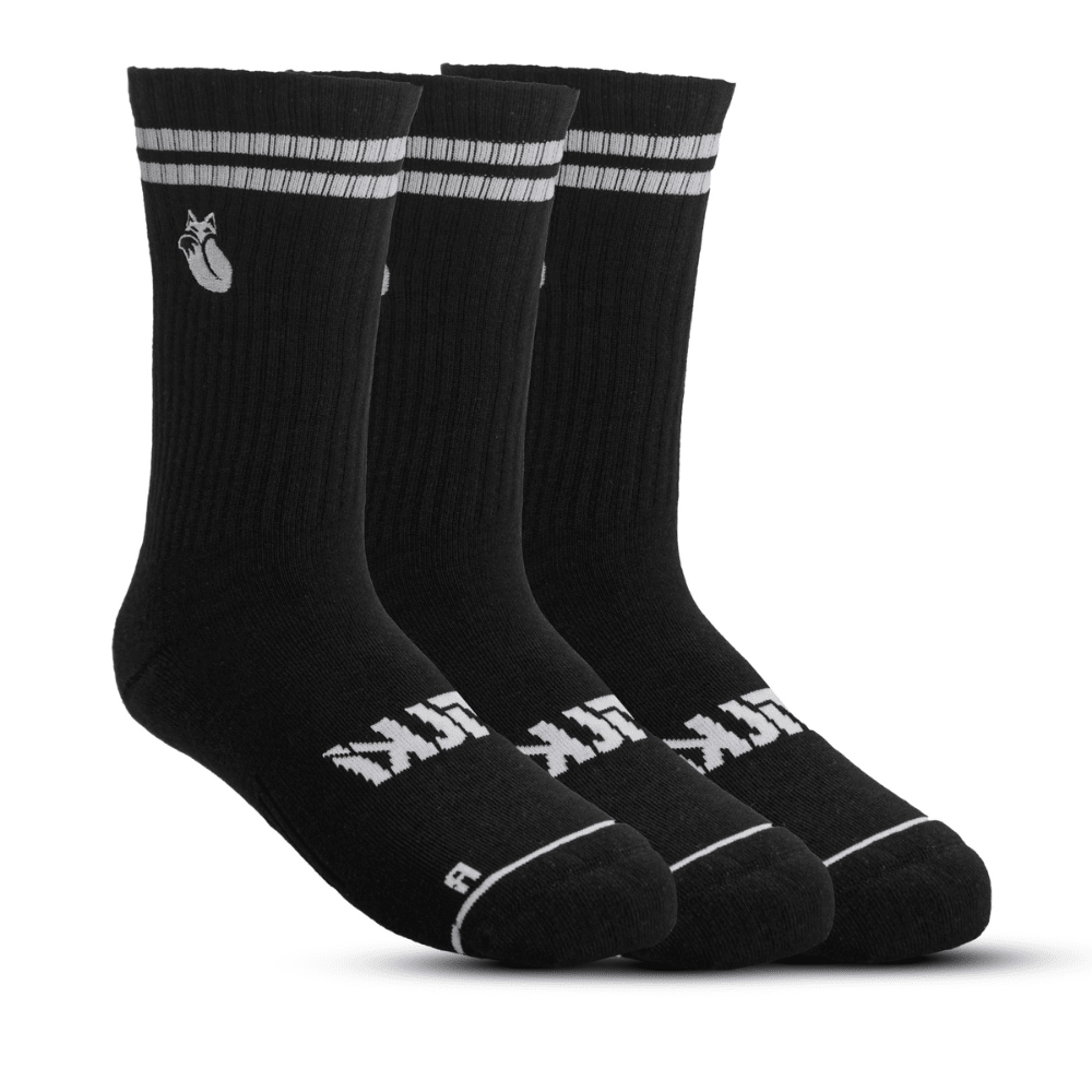 Calcetin Comfort Line Pack X3 Tilki Lehinde Black White M24W4