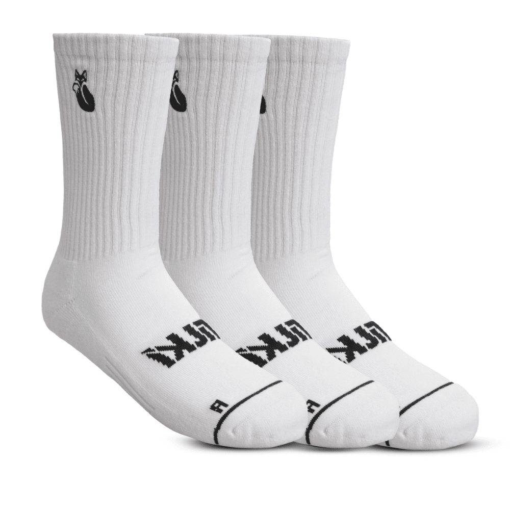 Calcetin Comfort Pack X3 Tilki Lehinde White Black M24W1