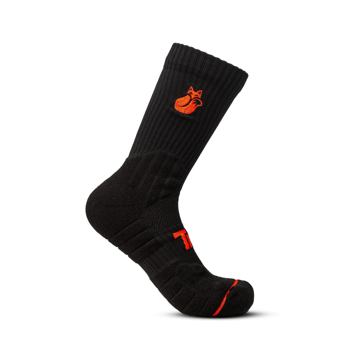 Calcetín Crew D1 Tilki Lehinde Black/Orange M24W1