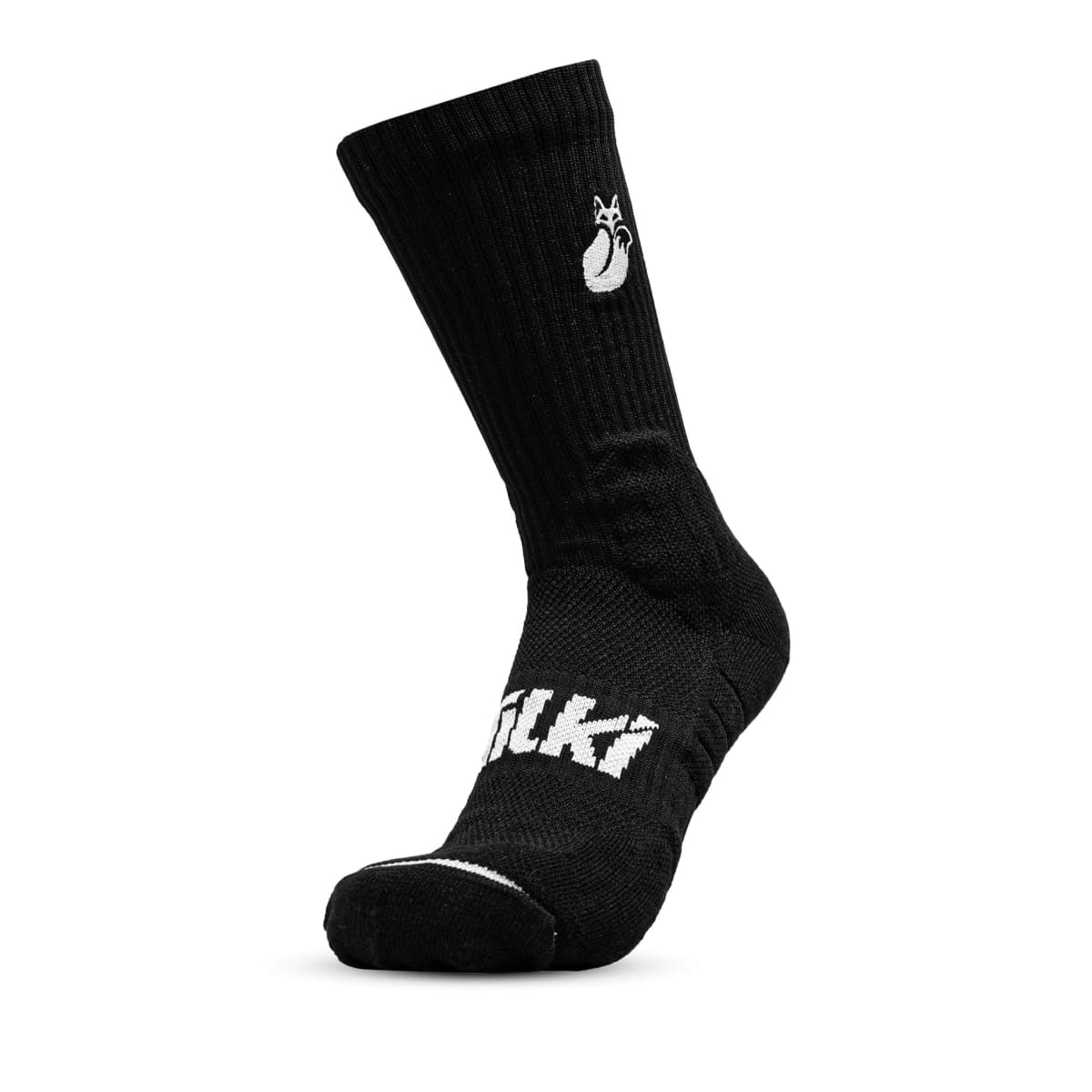 Calcetín Crew D1 Tilki Lehinde Black/White M24W2