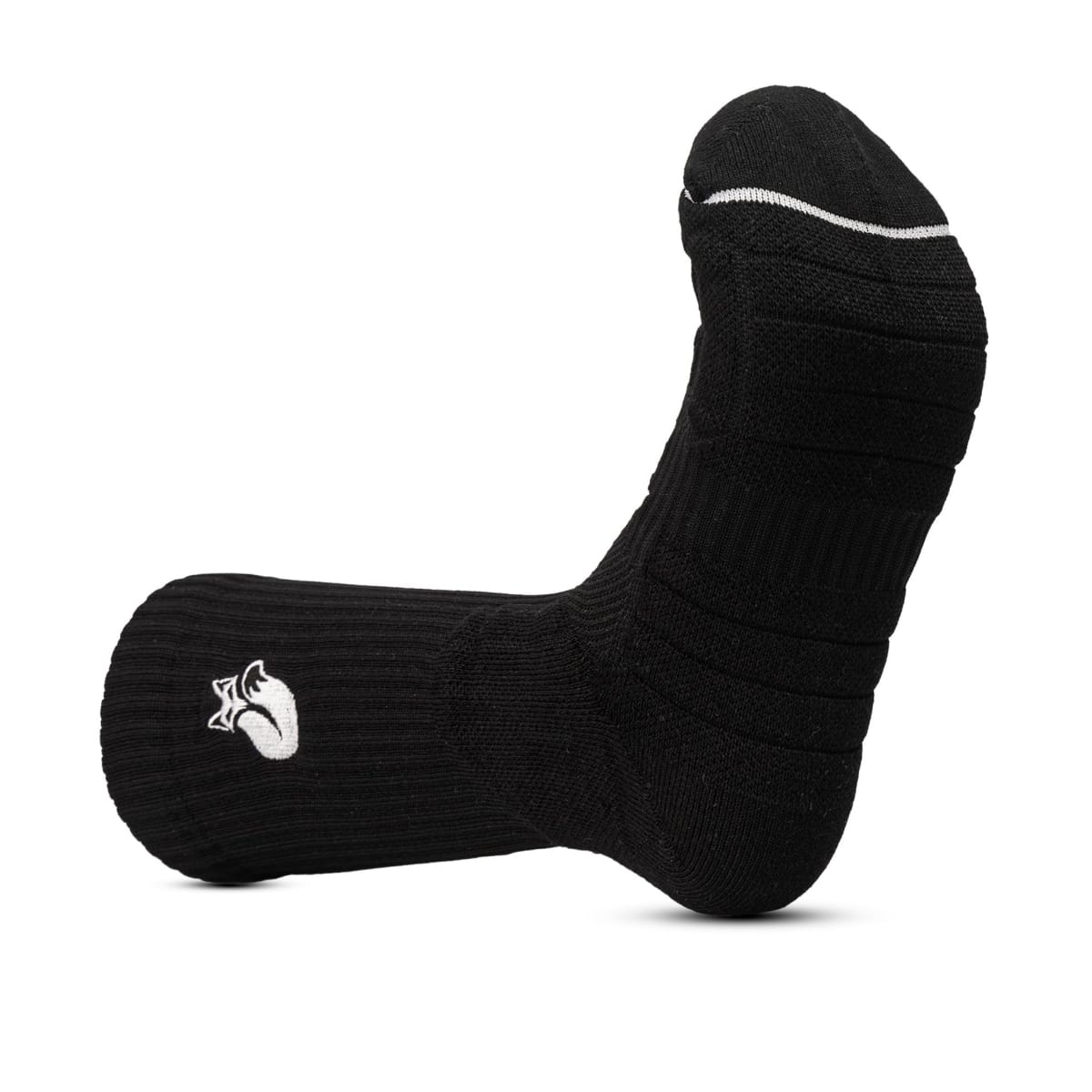 Calcetín Crew D1 Tilki Lehinde Black/White M24W3