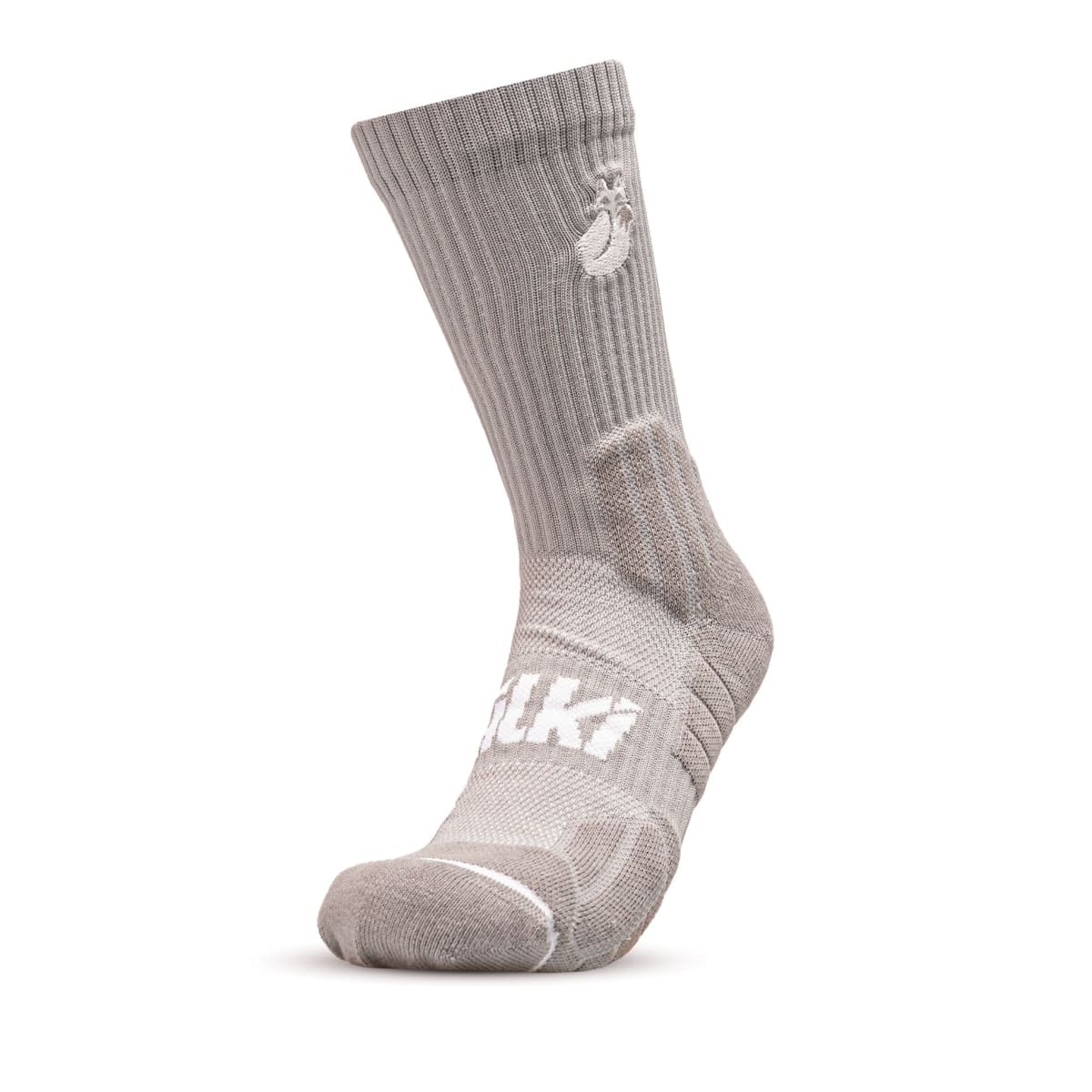 Calcetín Crew D1 Tilki Lehinde Grey/White M24W1