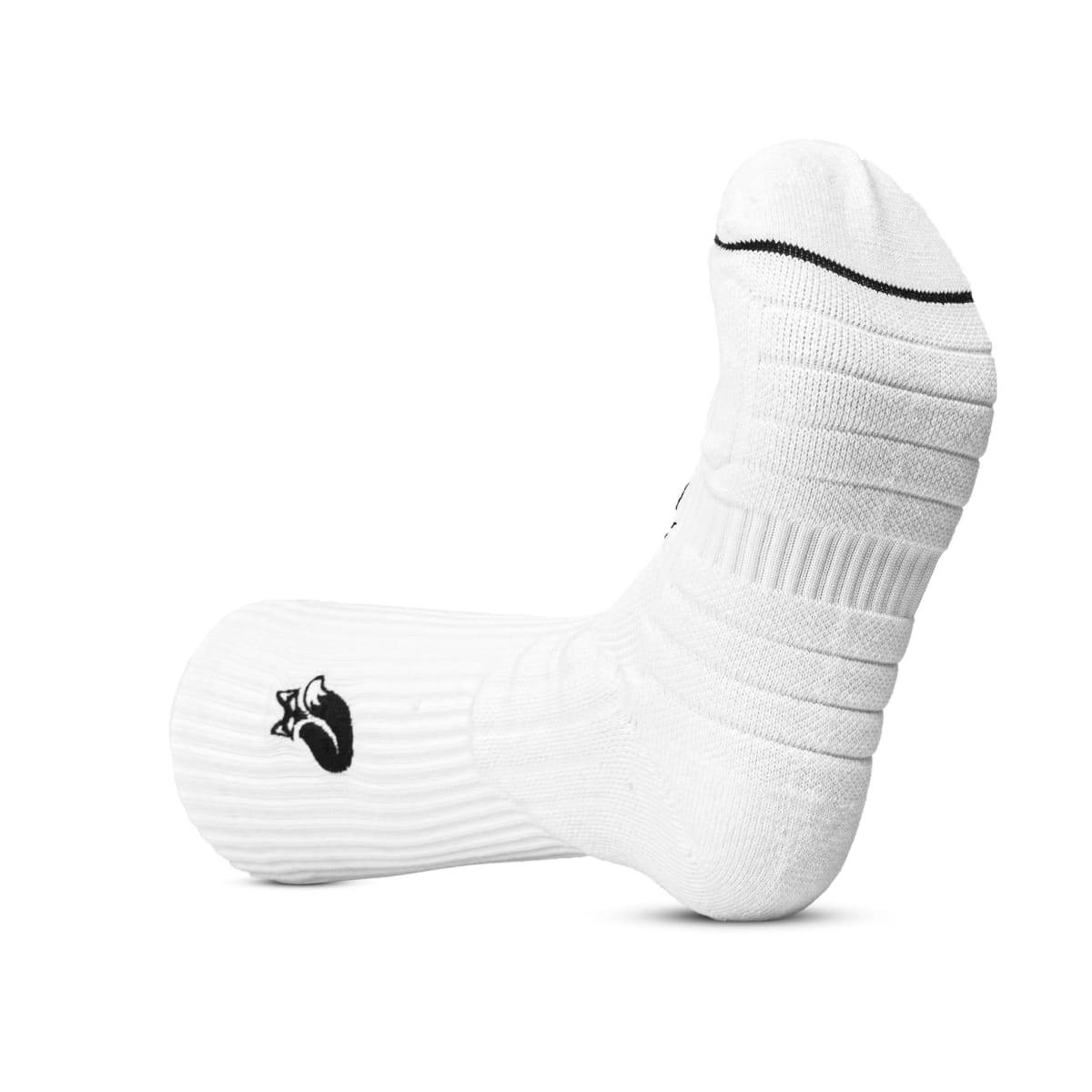 Calcetín Crew D1 Tilki Lehinde White/Black M24W2