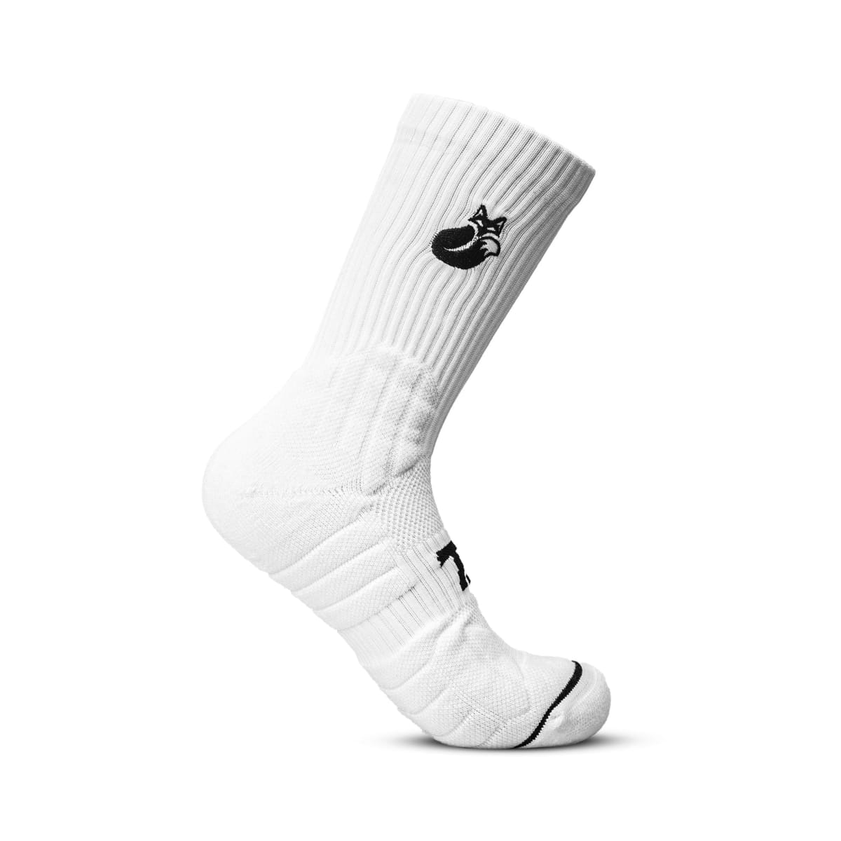 Calcetín Crew D1 Tilki Lehinde White/Black M24W3