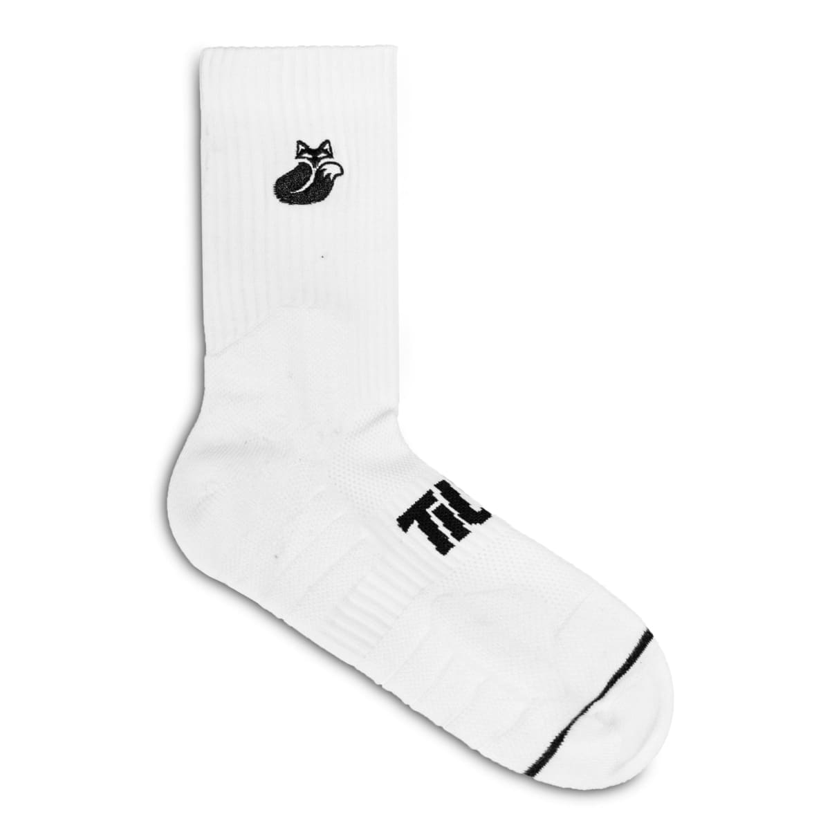 Calcetín Crew D1 Tilki Lehinde White/Black M24W1