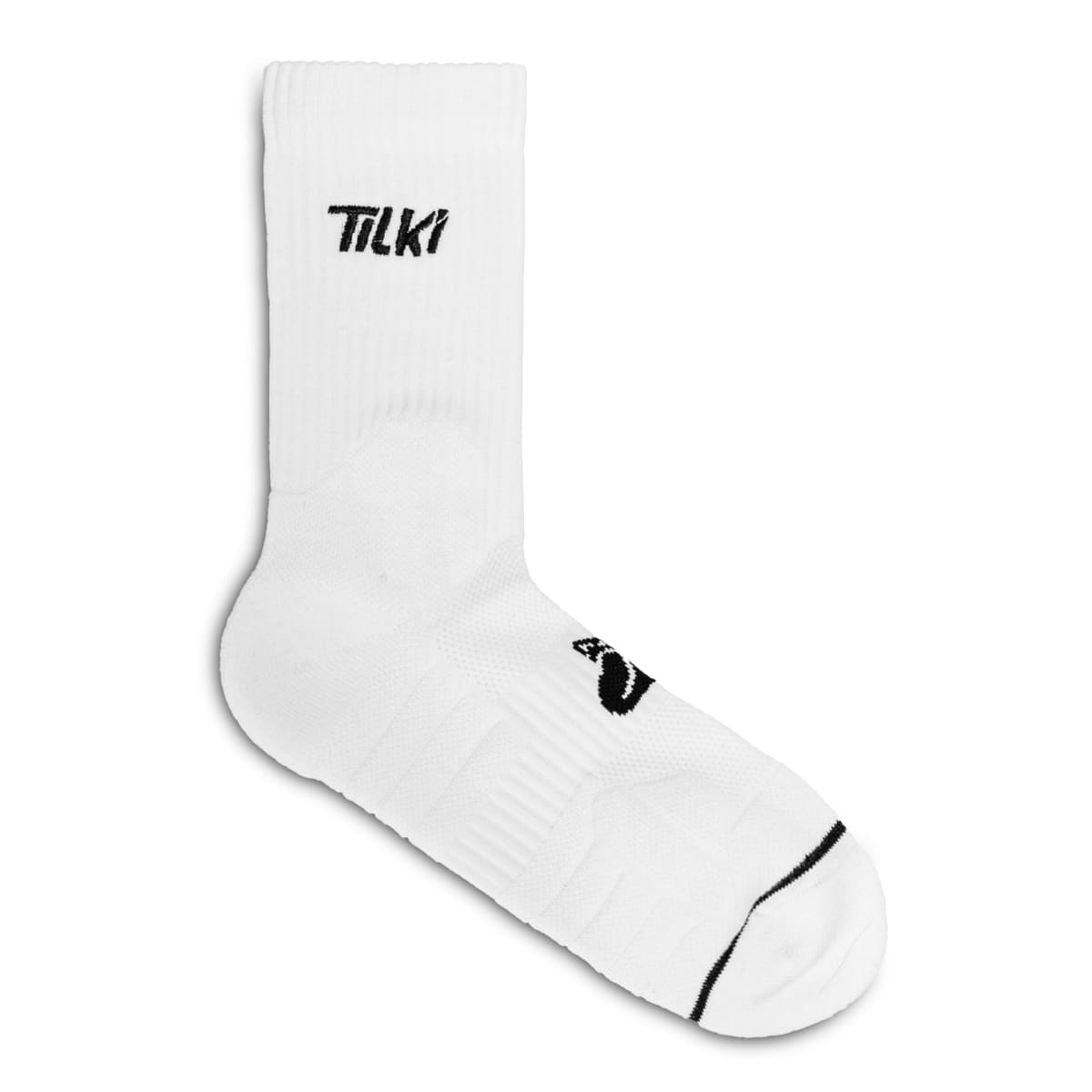 Calcetín Crew D2 Tilki Lehinde White/Black M24W3