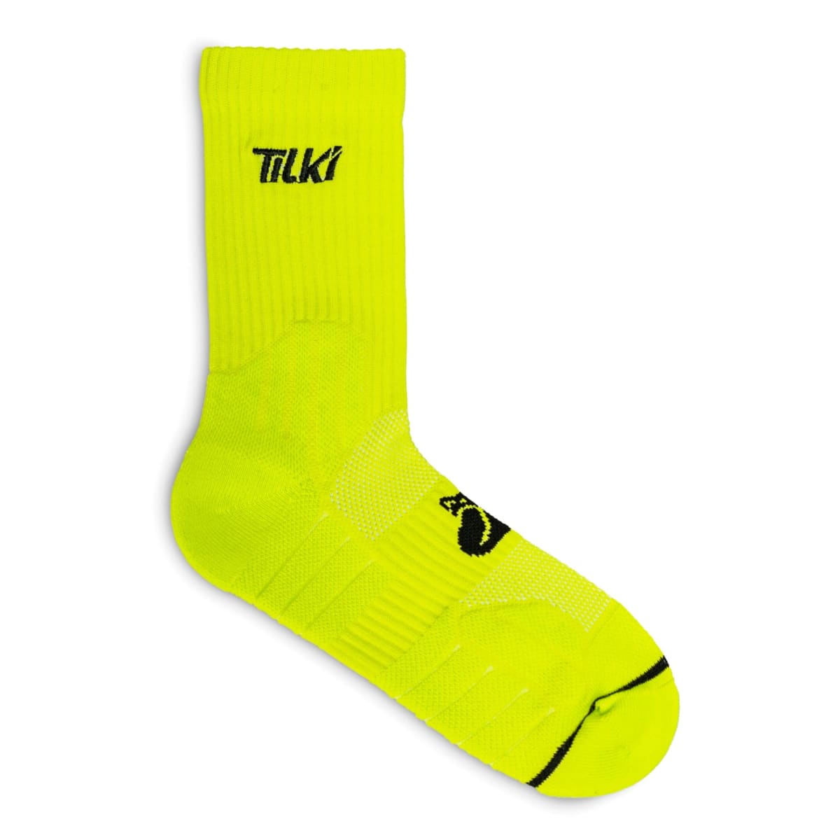 Calcetín Crew D2 Tilki Lehinde Yellow Fluor/Black M24W4