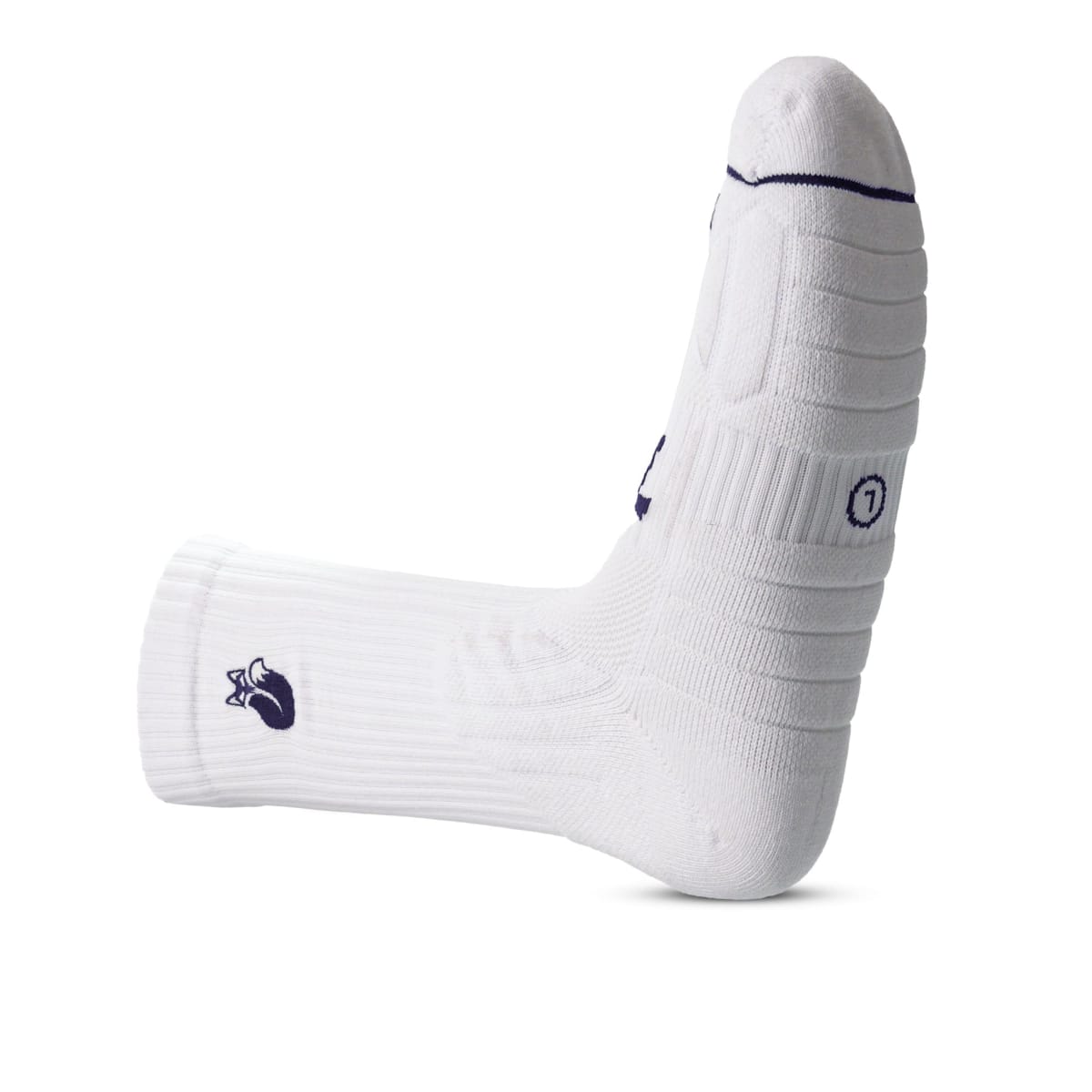 Calcetin Crew White D3 Tilki Lehinde White/Blue M24W1