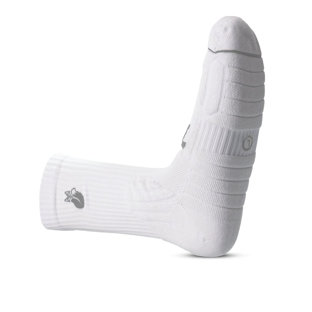 Calcetin Crew White D3 Tilki Lehinde White/Grey M24W2