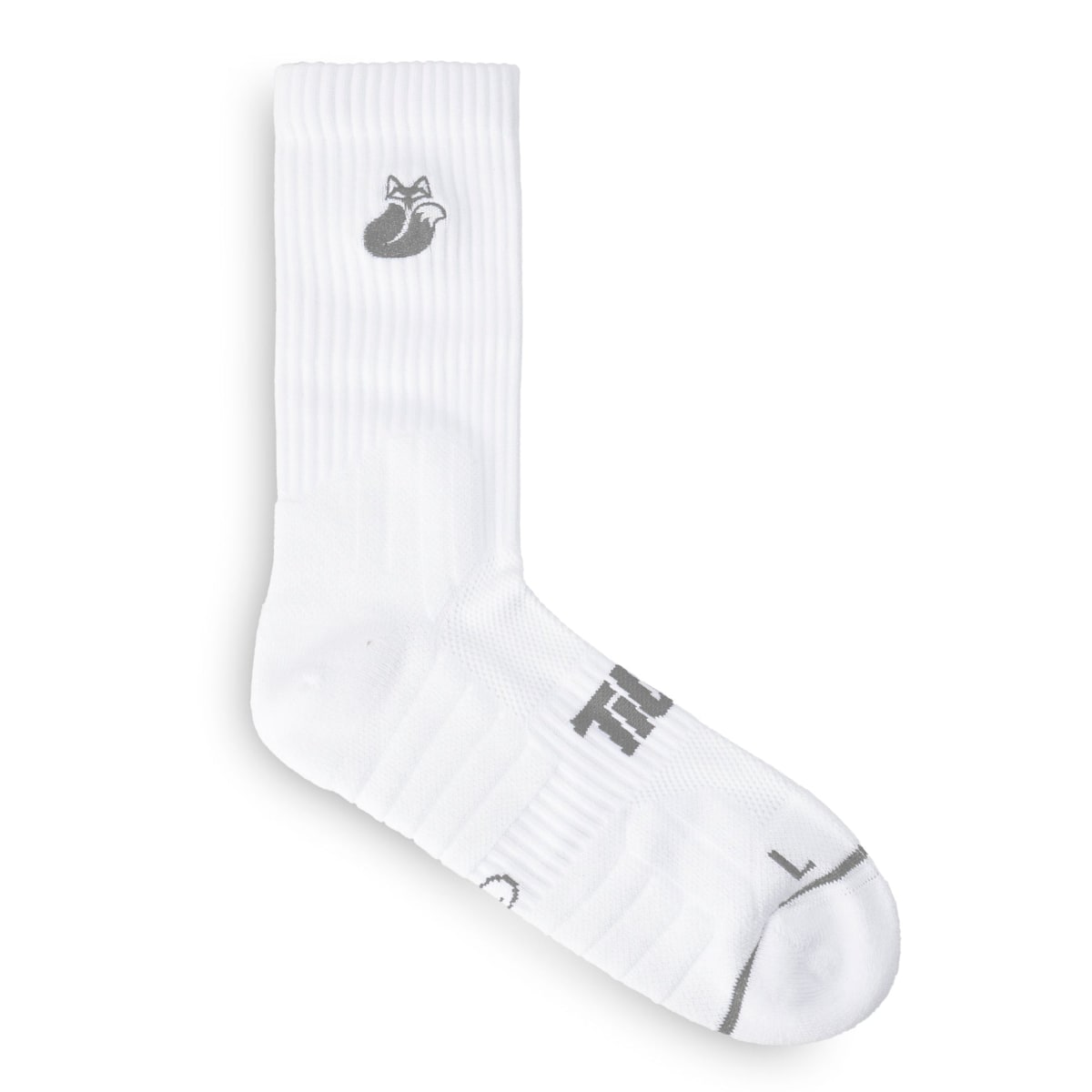 Calcetin Crew White D3 Tilki Lehinde White/Grey M24W3