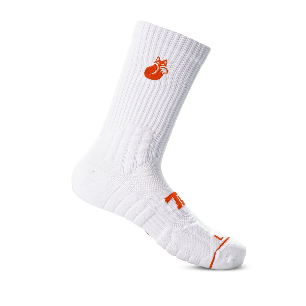 Calcetin Crew White D3 Tilki Lehinde White/Orange M24W2