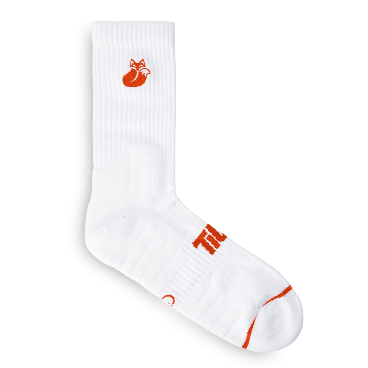 Calcetin Crew White D3 Tilki Lehinde White/Orange M24W1