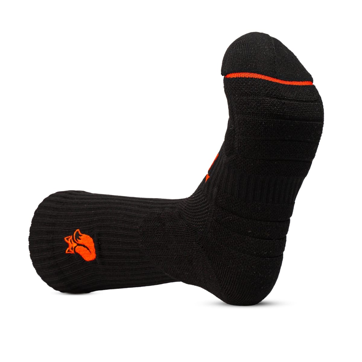 Calcetín Crew D1 Tilki Lehinde Black/Orange M24W3