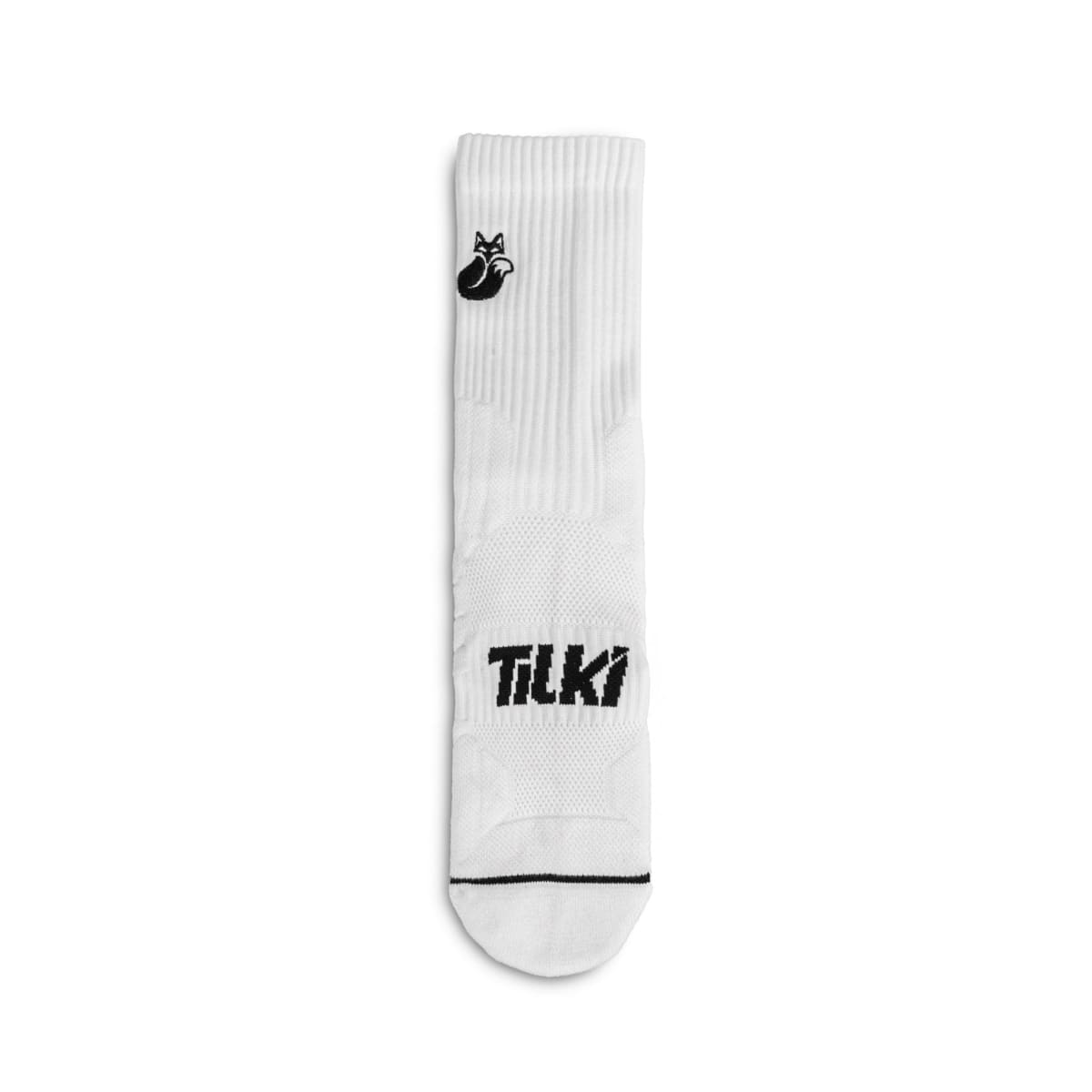 Calcetín Crew D1 Tilki Lehinde White/Black M24W4