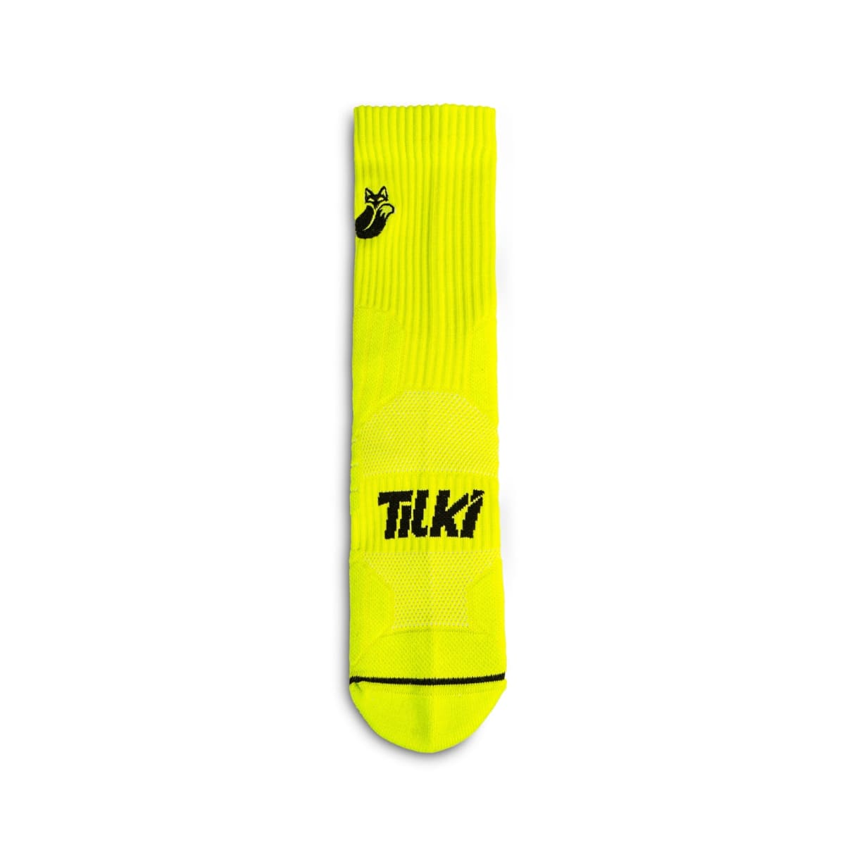 Calcetín Crew D1 Tilki Lehinde Yellow Fluor/Black M24W3
