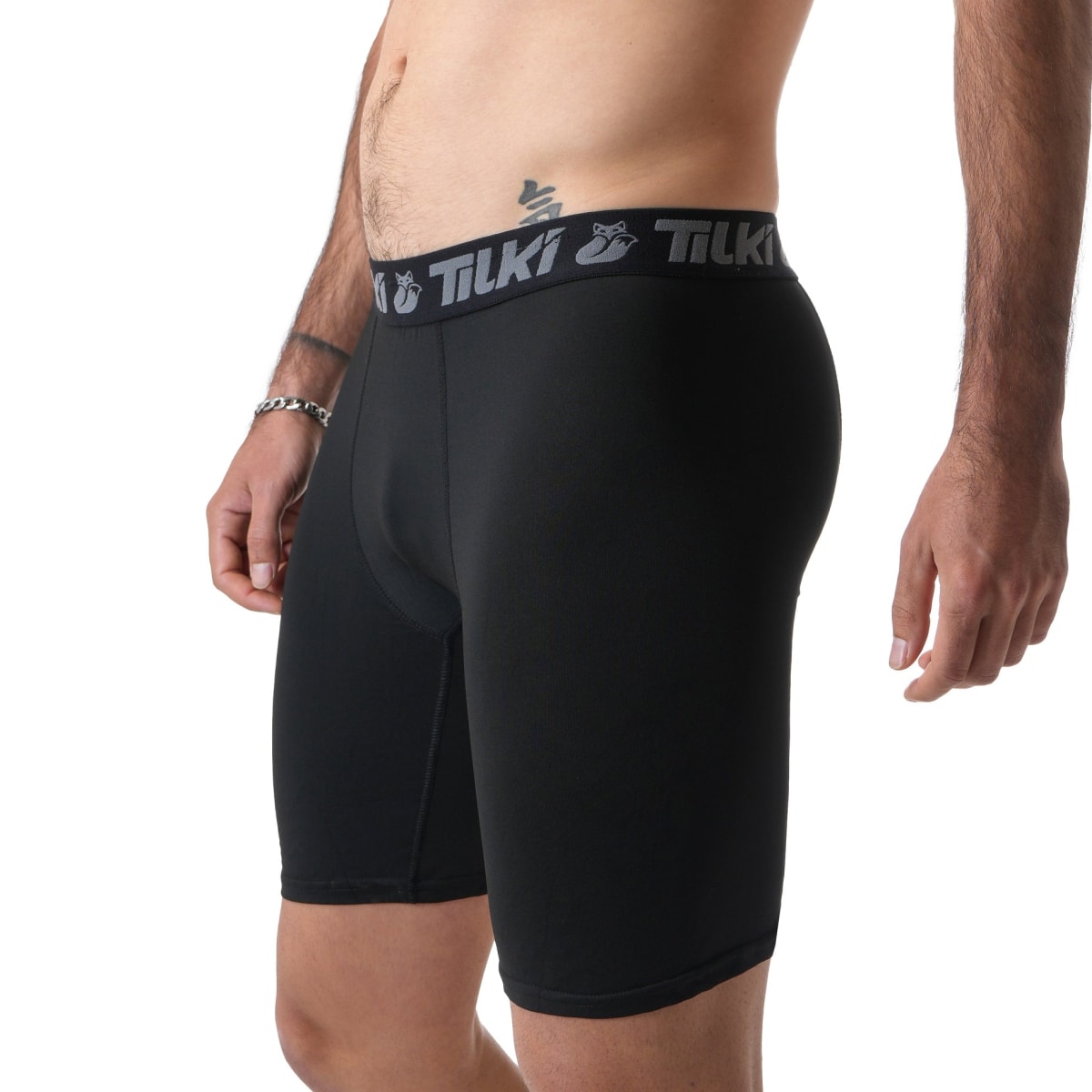 Long Boxer Tilki Hareket Black M24W1