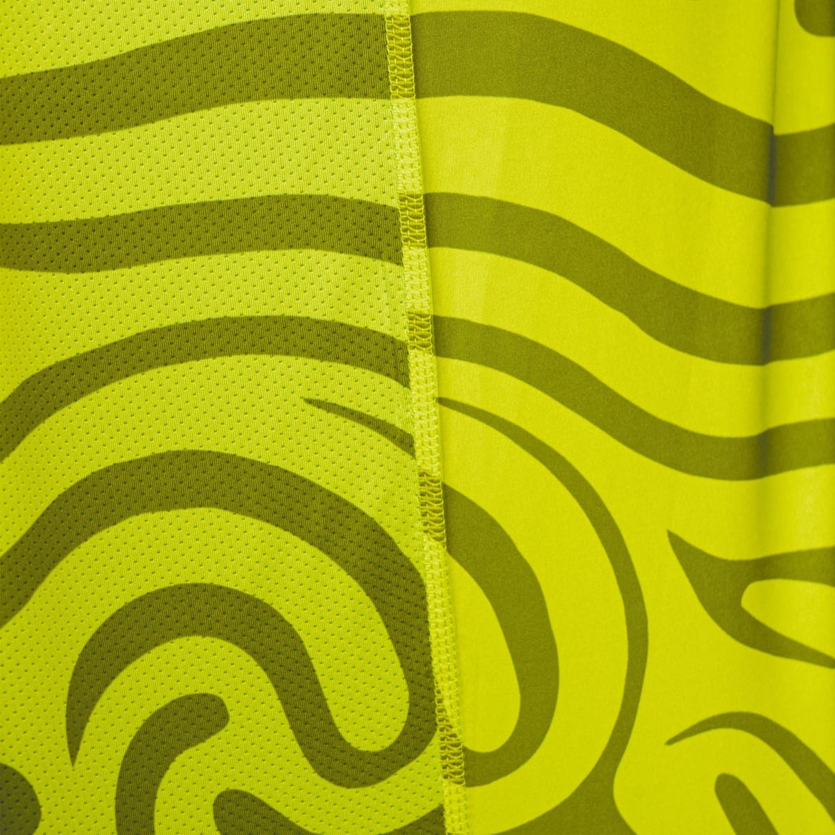 Polera M/C Polyester Full Print Pro Tilki Lehinde Yellow Fluor M25S2