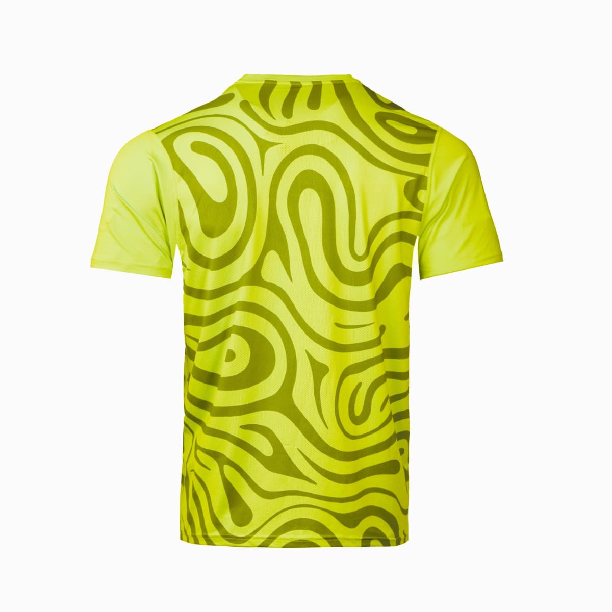 Polera M/C Polyester Full Print Pro Tilki Lehinde Yellow Fluor M25S3