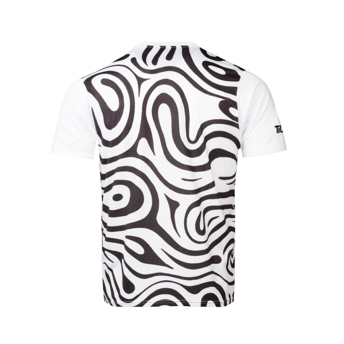 Polera M/C Polyester Full Print Pro Tilki Lehinde White M25S2