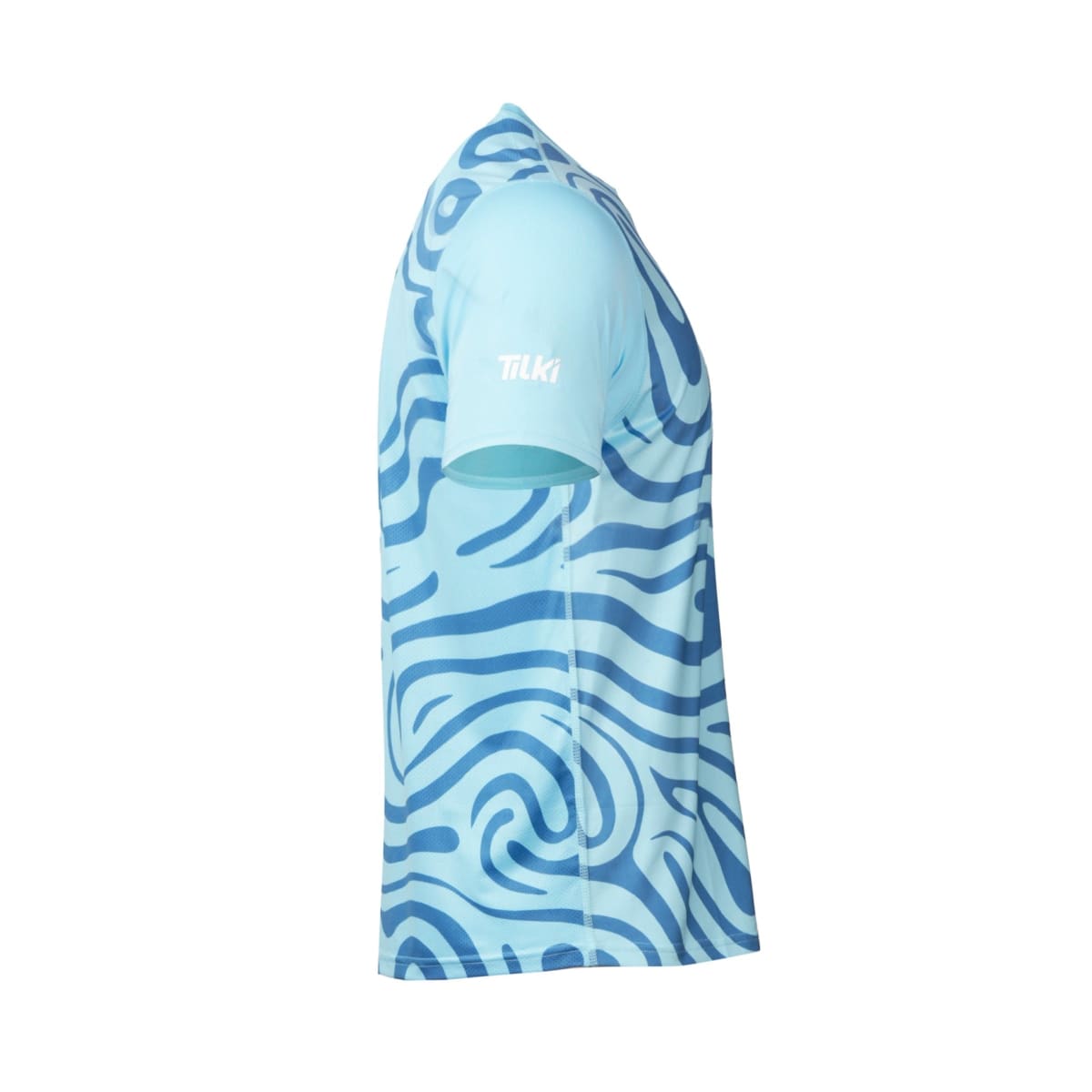 Polera M/C Polyester Full Print Pro Tilki Lehinde Light Blue M25S2