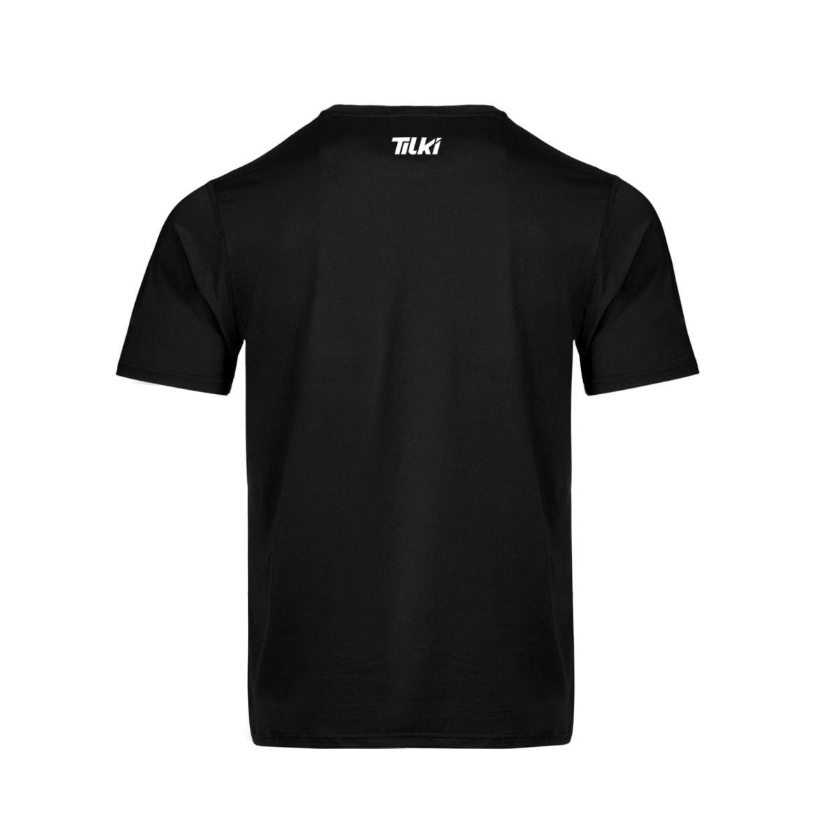 Polera M/C Khombi Polyester Tilki Temel Black/White M25S1