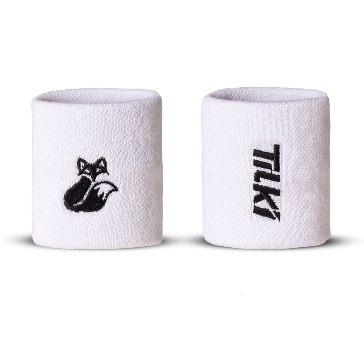Muñequera Corta Pro Algodón Terry Interior Tilki Lehinde White/Black M24W ( Corta )1