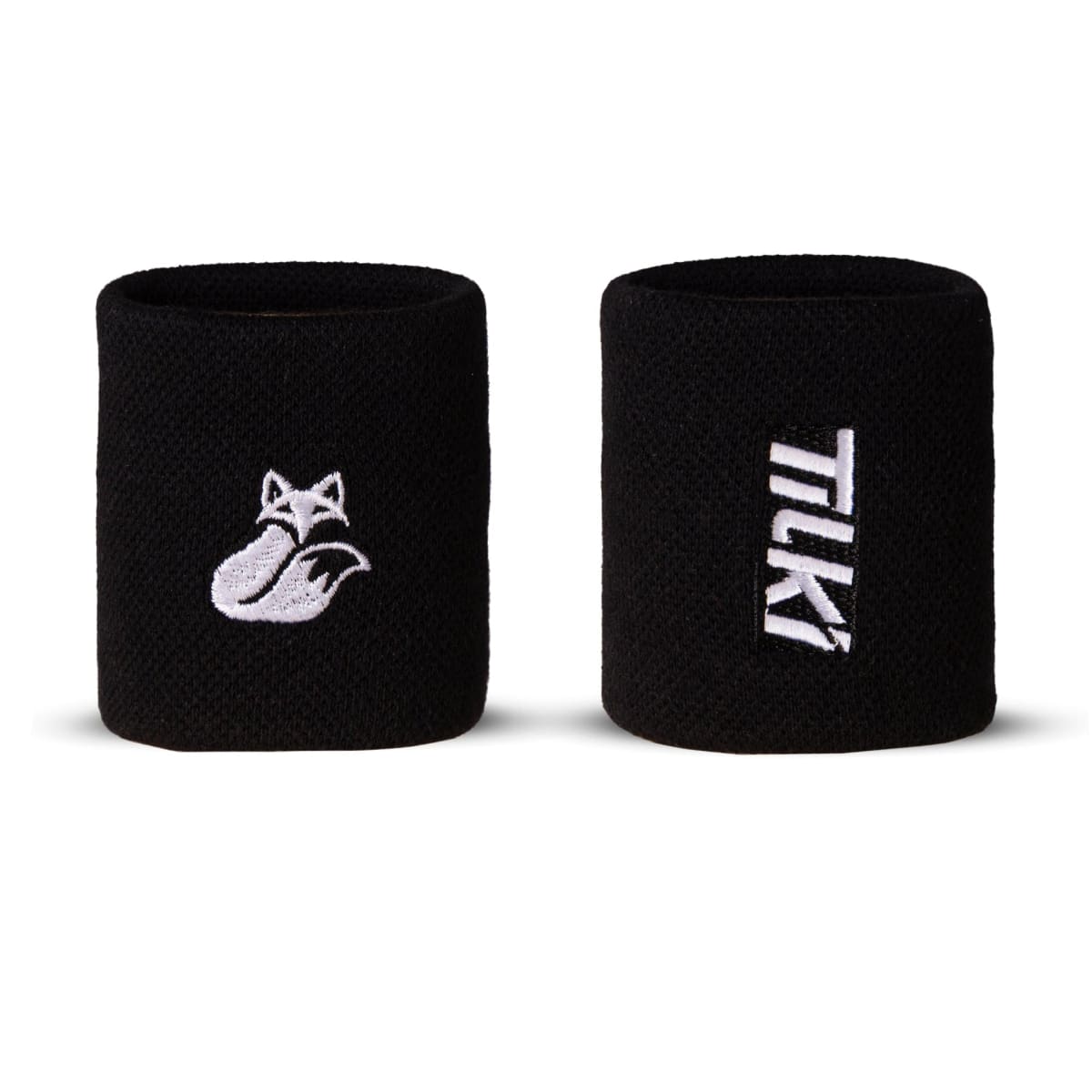 Muñequera Corta Pro Algodón Terry Interior Tilki Lehinde Black/White M24W ( Corta )1