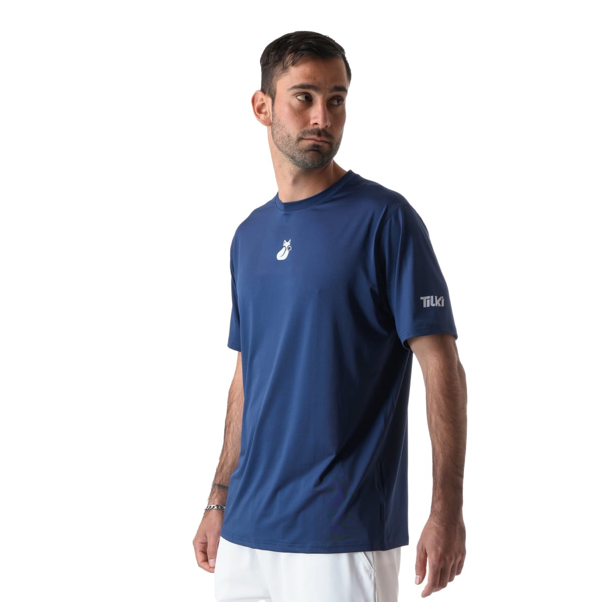 Polera M/C Poly Tilki Temel Blue M24W1