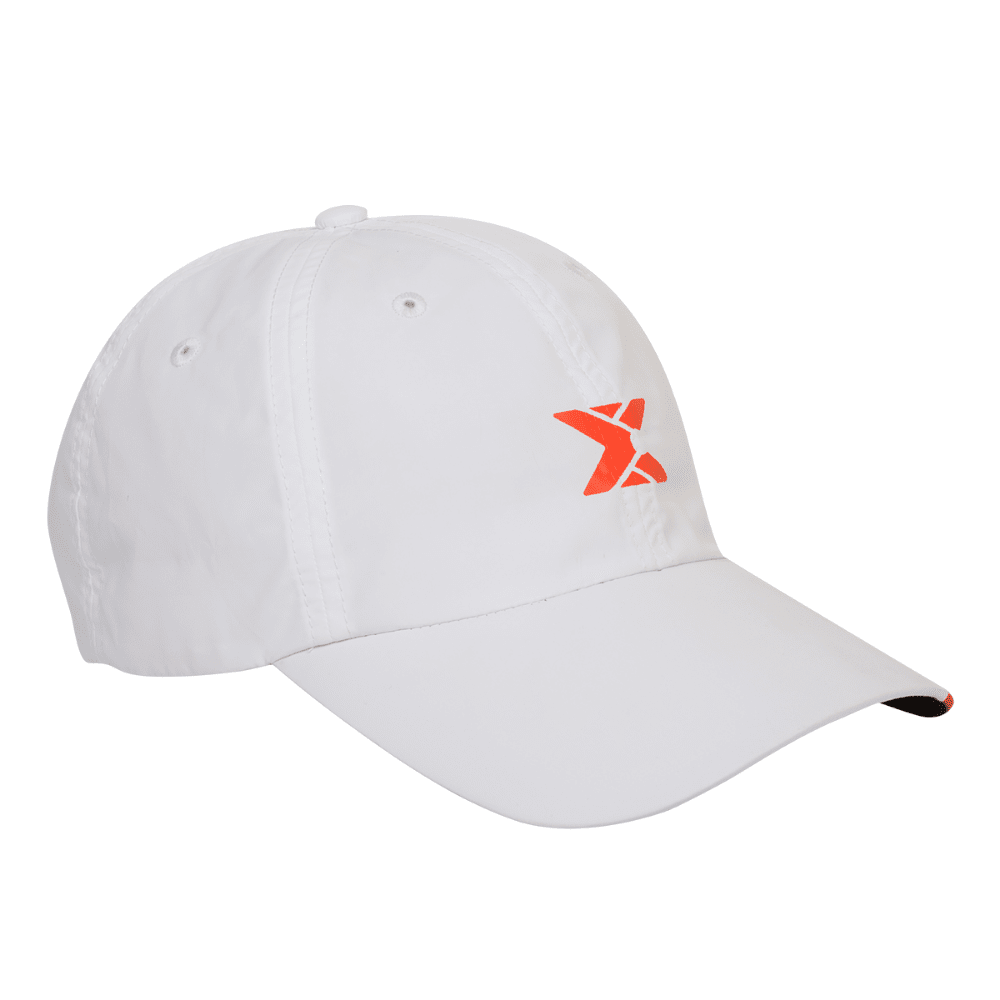 Gorro Nox Blanca Logo Rojo2